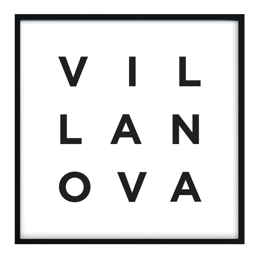 Minimalist Villanova Print