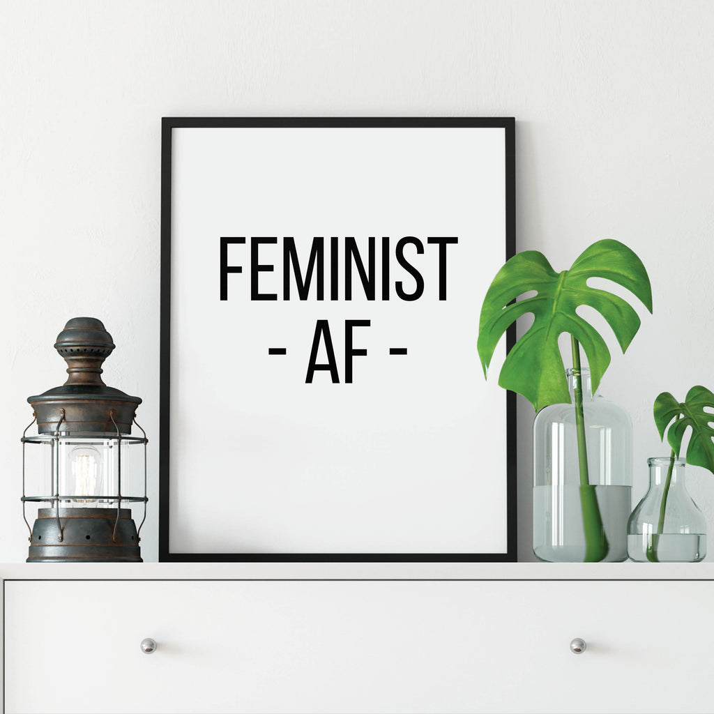 Feminist AF Print: Modern Art Prints by Culver and Cambridge