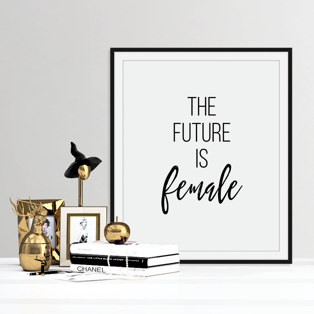 The Future is Female Print: Modern Art Prints by Culver and Cambridge