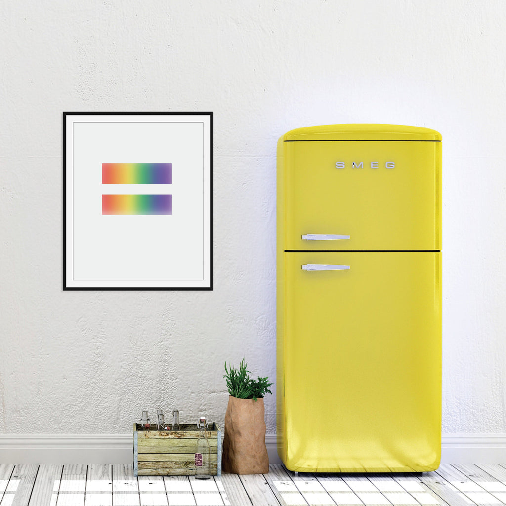 Rainbow Equality Print: Modern Art Prints by Culver and Cambridge
