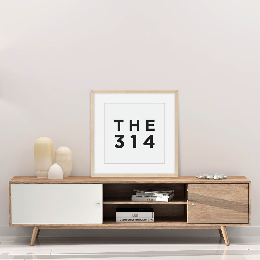 THE 314 - St Louis Area Code Print: Modern Art Prints by Culver and Cambridge