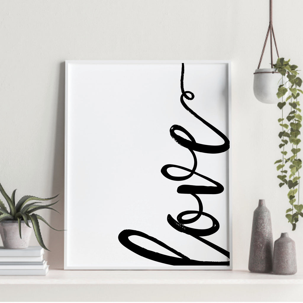 Love Free Printable - Minimal Art by Culver and Cambridge