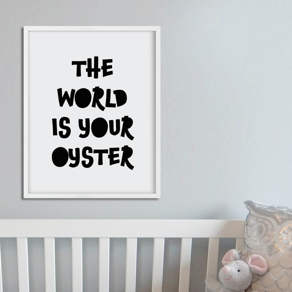 The World is Your Oyster Print: Modern Art Prints by Culver and Cambridge