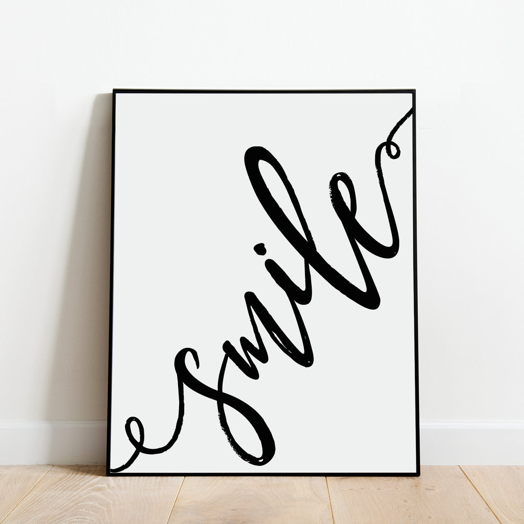 Smile Print: Modern Art Prints by Culver and Cambridge
