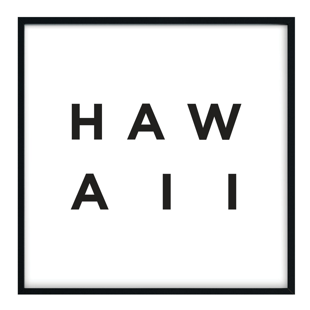 Minimalist Hawaii Print