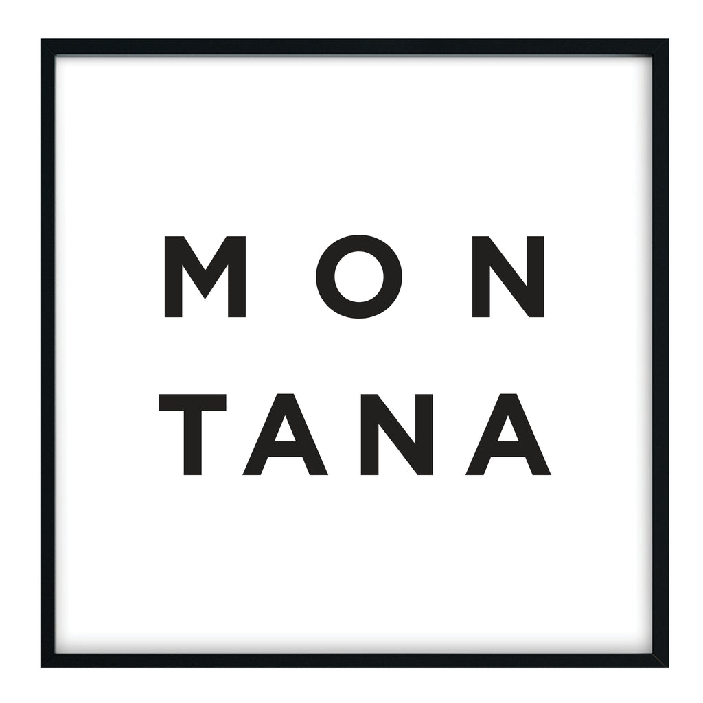 Minimalist Montana Print