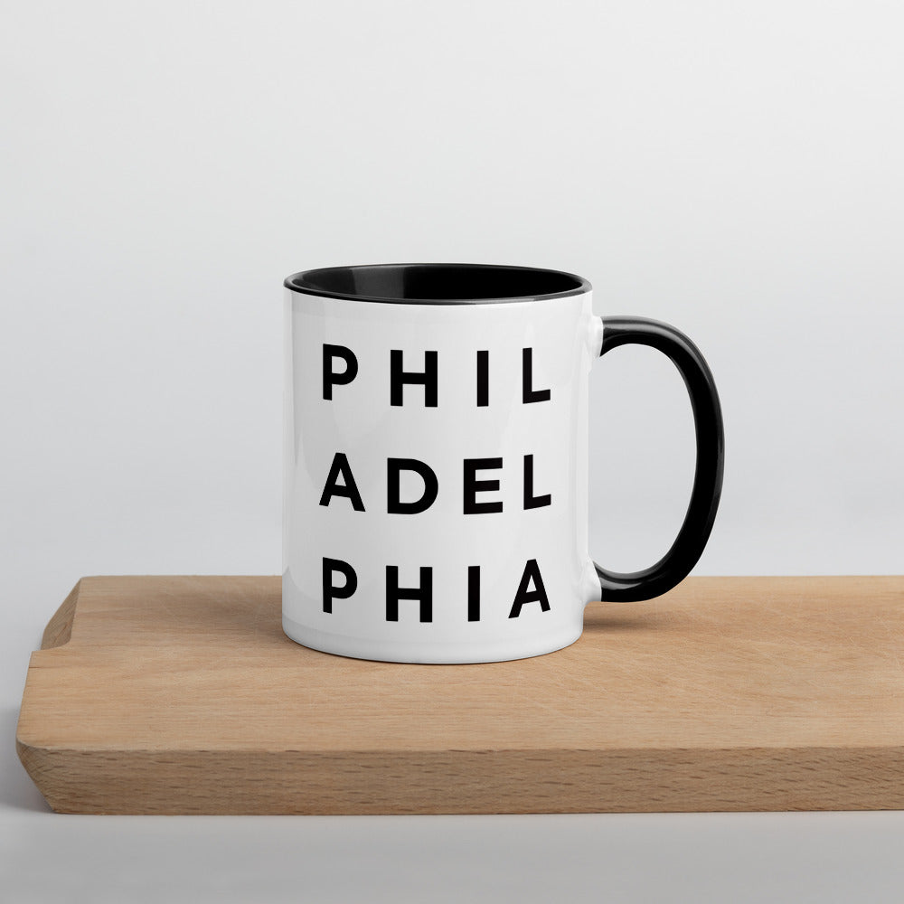 Minimalist Philadelphia Mug by Culver and Cambridge - Prints and Gifts