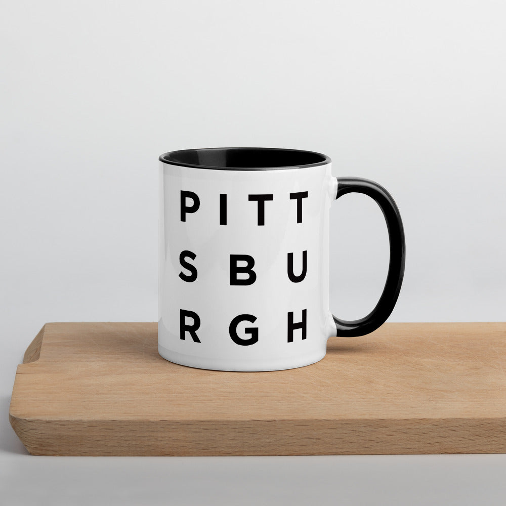 Minimalist Pittsburgh Mug by Culver and Cambridge - Prints and Gifts
