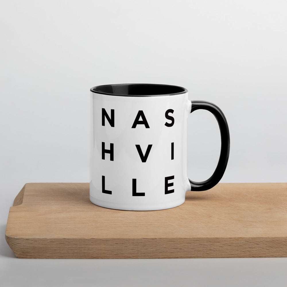 Minimalist Nashville Mug by Culver and Cambridge - Prints and Gifts