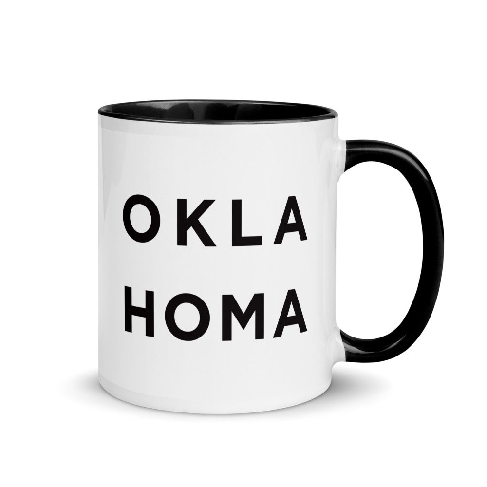 Minimalist Oklahoma Mug: Minimalist Art Prints and Gifts
